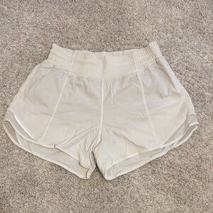 lululemon athletica White Hotty Hot Running Shorts